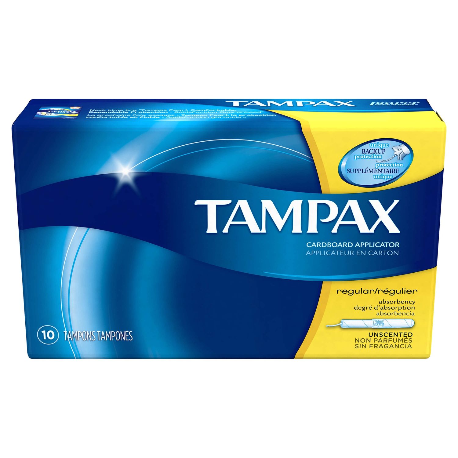 Tampax Tampons Regular 10 Ct