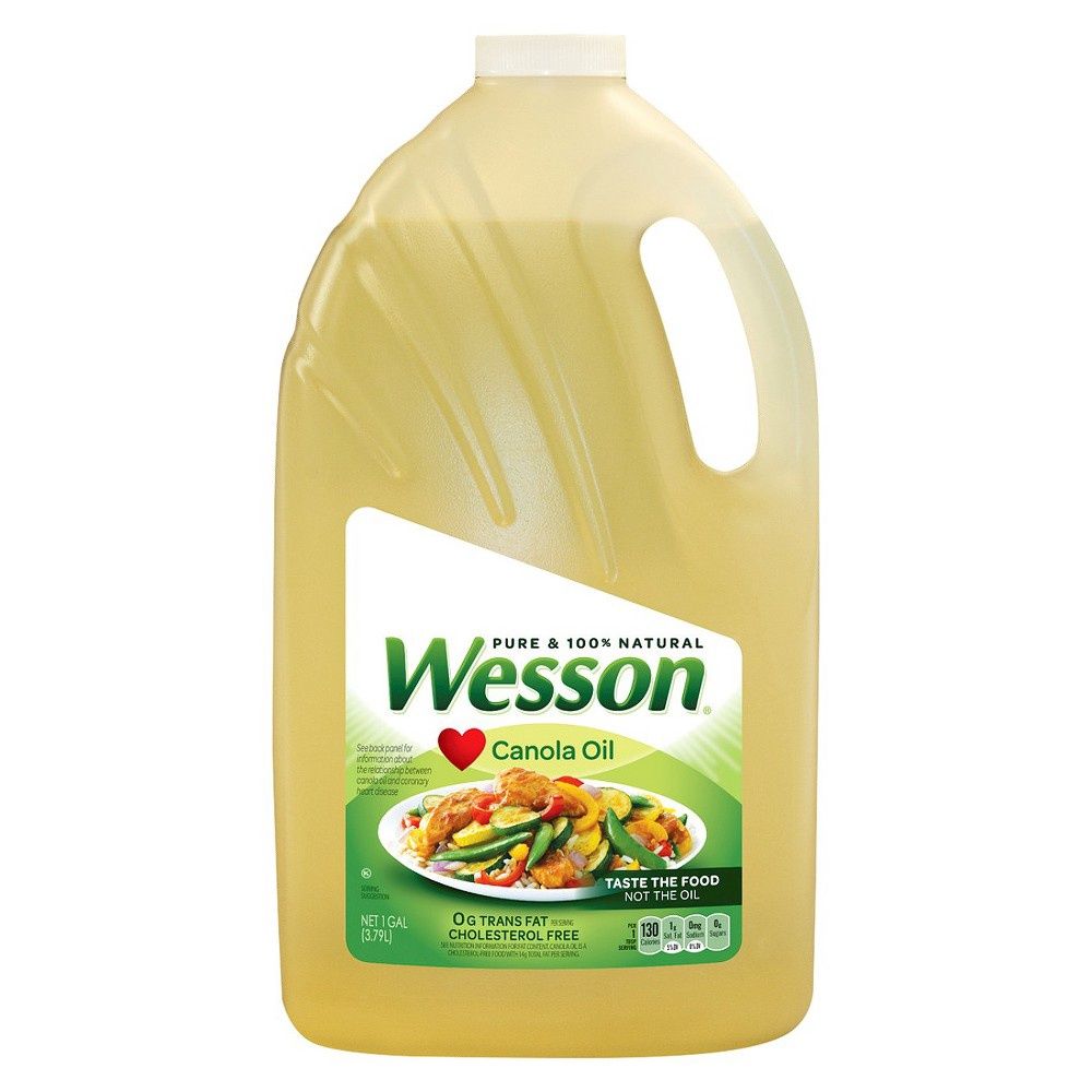 Wesson Pure Natural Canola Oil 1 Gal