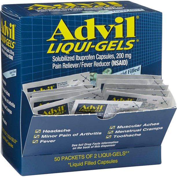 Advil 2 Ct 50pcs