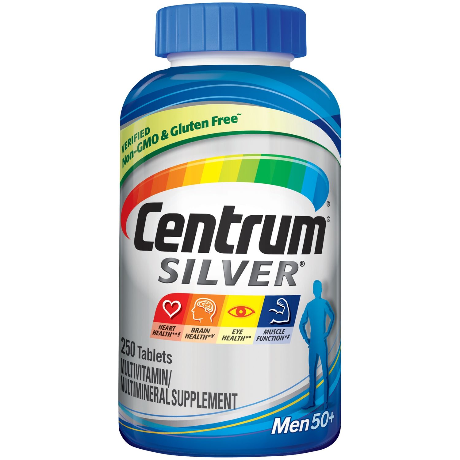 Centrum Silver Multivitamins for Men Over 50, Multimineral Supplement, 100 Ct