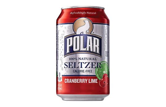 Polar Cranberry Lime Seltzer Water 12 fl oz Cans