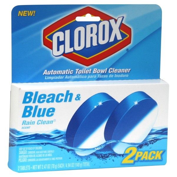 Automatic Bleach Blue Toilet Bowl Cleaner 3 Tablets Bundle