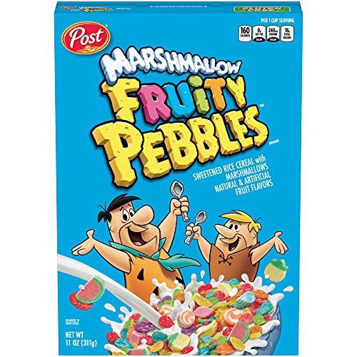 Post marshmallow Fruity Pebbles Cereal 11 oz.