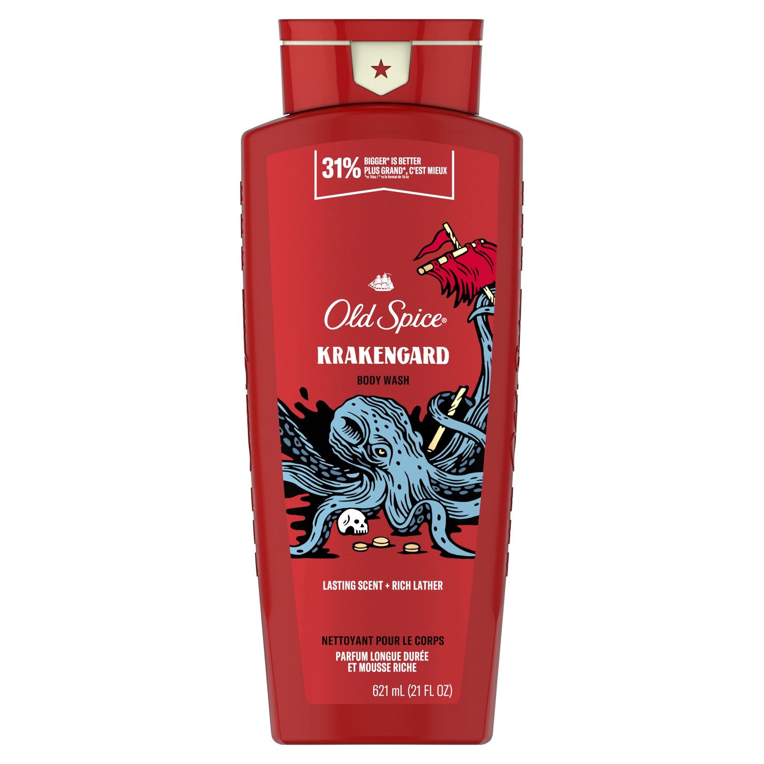 Old Spice Wild Collection Kraken Body Wash 21 fl oz