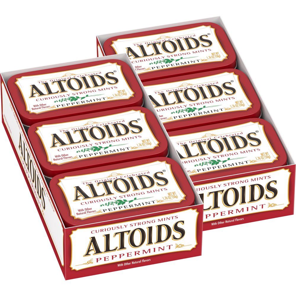 Altoids Classic Peppermint Breath Mints Tins,1.76 Oz