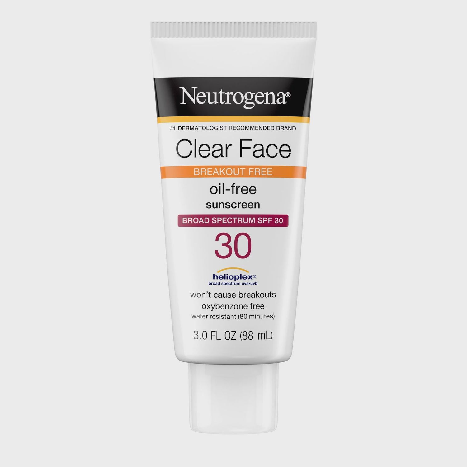 Neutrogena Clear Face Liquid Lotion Sunscreen SPF30 3oz