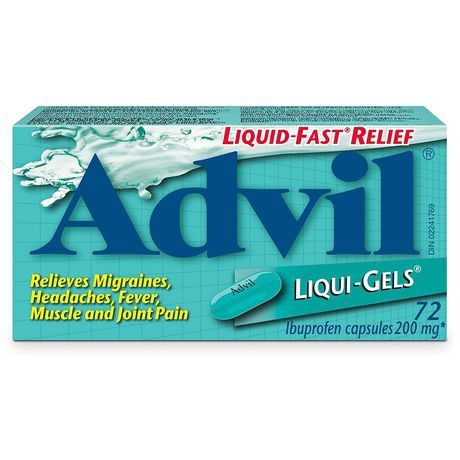 Advil Liqui Gels 72&#39;s