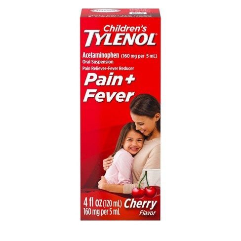 Children's Tylenol Pain + Fever Relief Liquid Cherry 4 fl oz