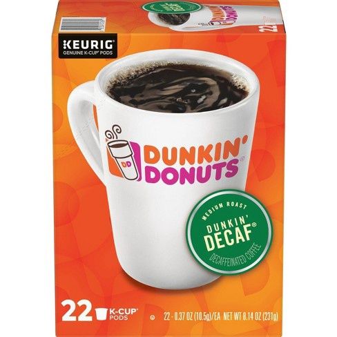 Dunkin&#39; Dunkin&#39; Decaf Medium Roast Coffee- 22ct