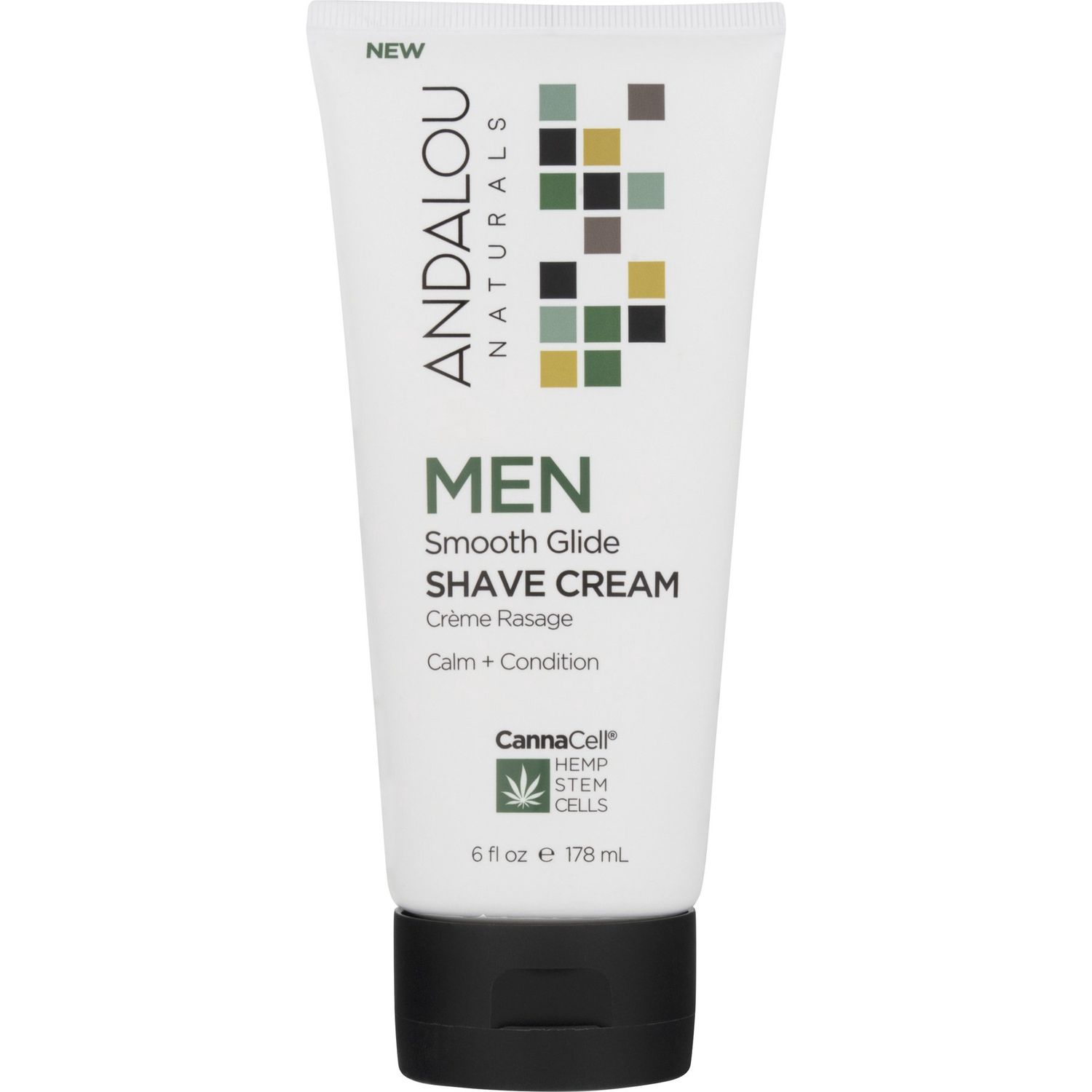 Andalou Naturals Shave Cream Smooth Glide Men 6OZ