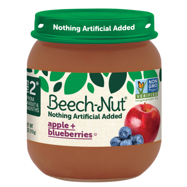Beechnut Apple &amp; Blueberry 4 Oz