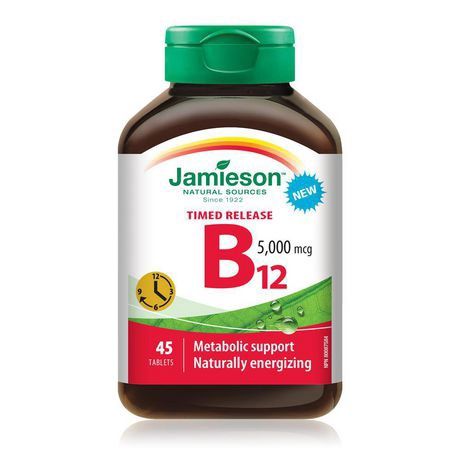 Jamieson Laboratories Vitamin B12 5,000 Mcg 45 ct