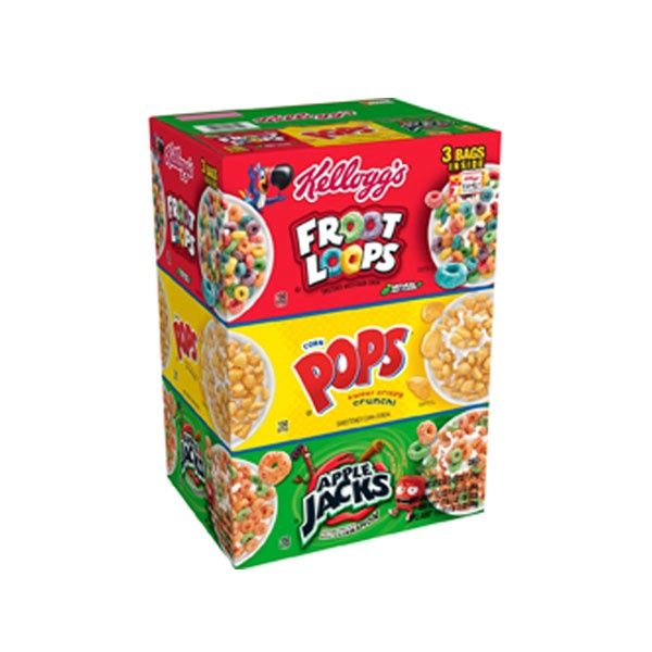 Kellogg's Cereal Variety Pack, 52oz