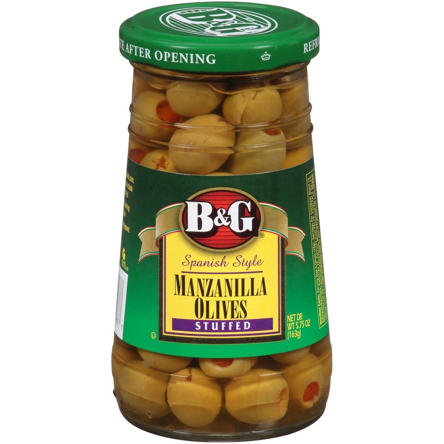 B&amp;G Stuffed Manzanilla Olives, 5.75 Oz