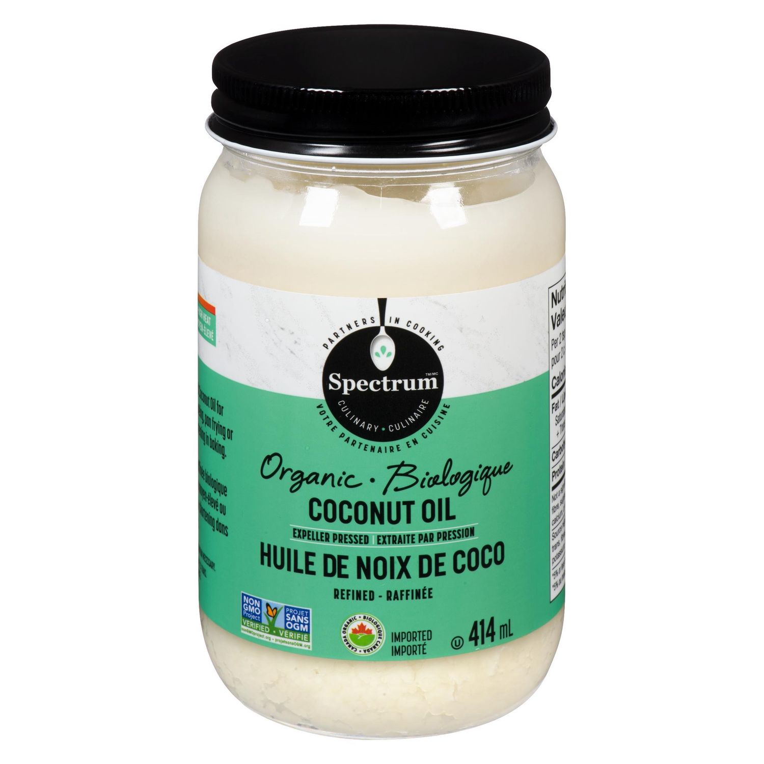 Spectrum Organic Coconut Oil 414 mL