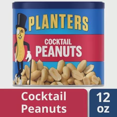 Planters Cocktail Peanuts, 12 Oz