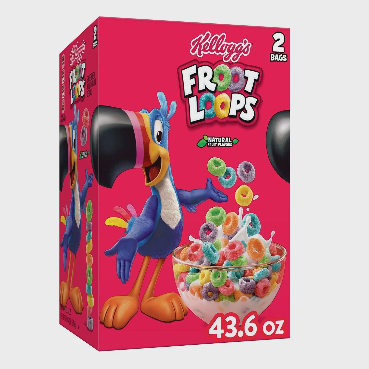 Kellogg's Froot Loops Breakfast Cereal 43.6oz/2 pk