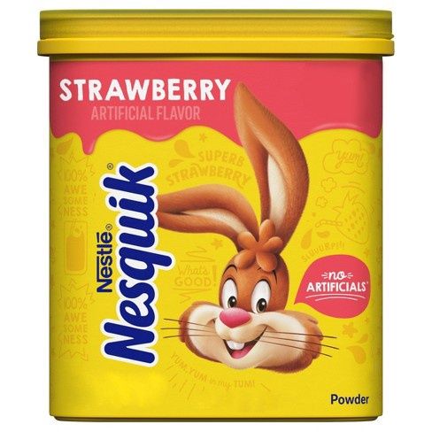 Nesquik Strawberry Flavor Powder Drink Mix 18.7 oz