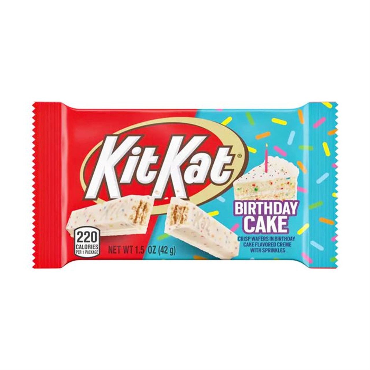 Kit Kat Birthday Cake Creme with Sprinkles Wafer Candy Bar - 1.5 oz