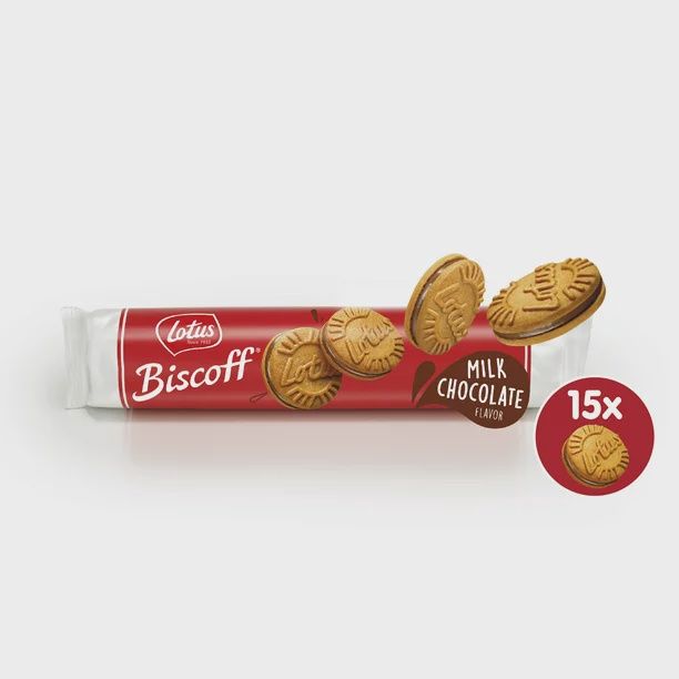 BISCOFF MILK CHOCOLATE SANDWICH COOKIE 5.29 OZ