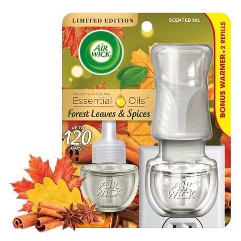 Air Wick 1+2 Scented Oil Air Freshener Forest Leaves And Spices 1.34oz