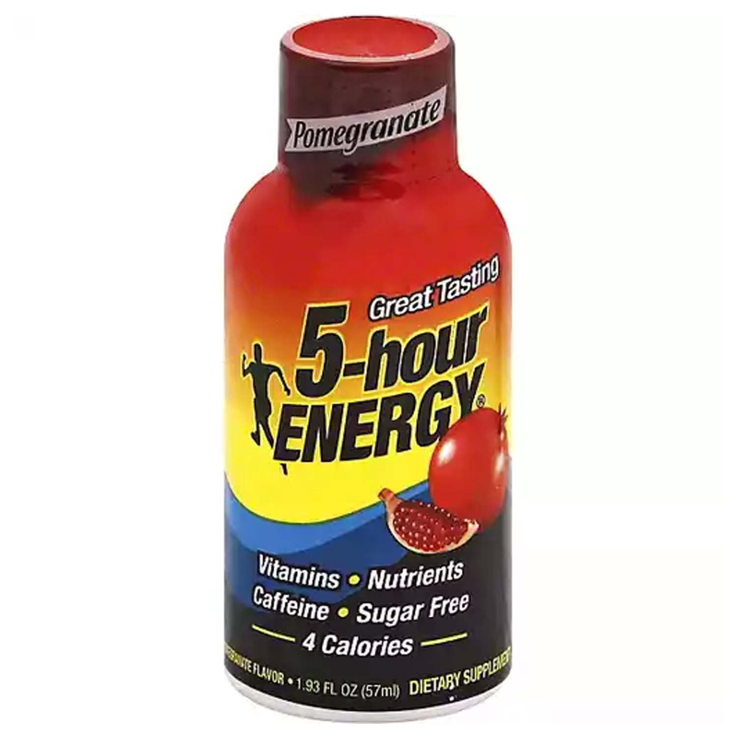 5-hour ENERGY Shot, Regular Strength, Pomegranate, 1.93 oz