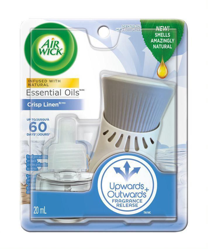 Air Wick Scented Oil Crisp Linen Air Freshener Kit