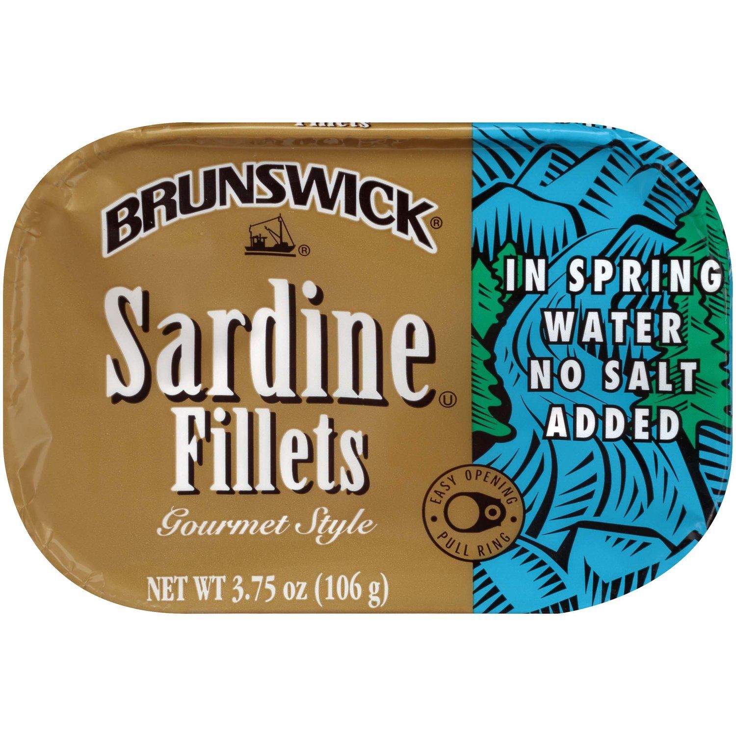 Brunswick Sardine Fillets in Water 3.75 oz