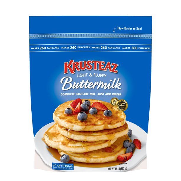 Krusteaz® Light &amp; Fluffy Buttermilk Complete Pancake Mix 10 lb. Bag