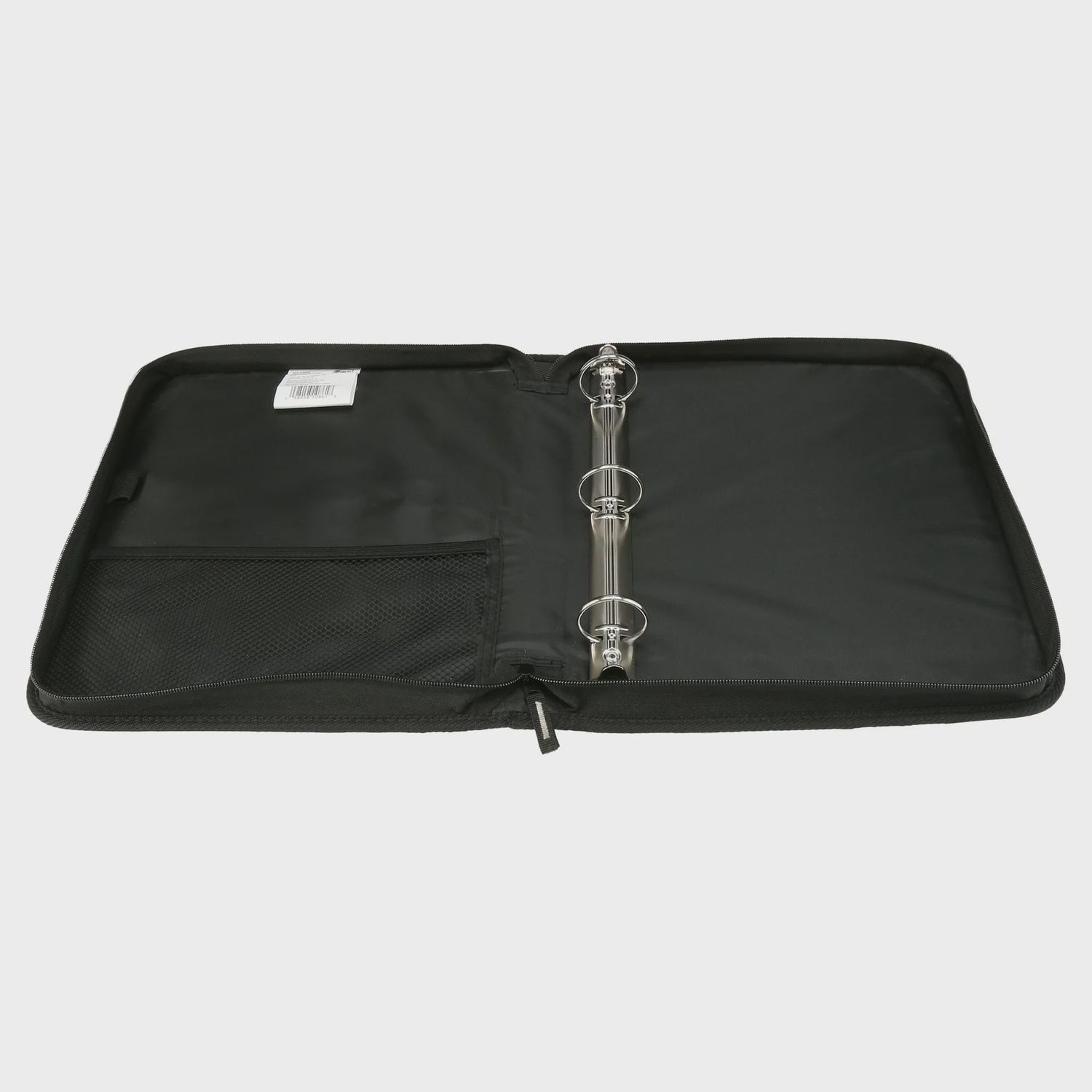 Tech Gear 1.5&quot; 3 ring zipper binder (Black)