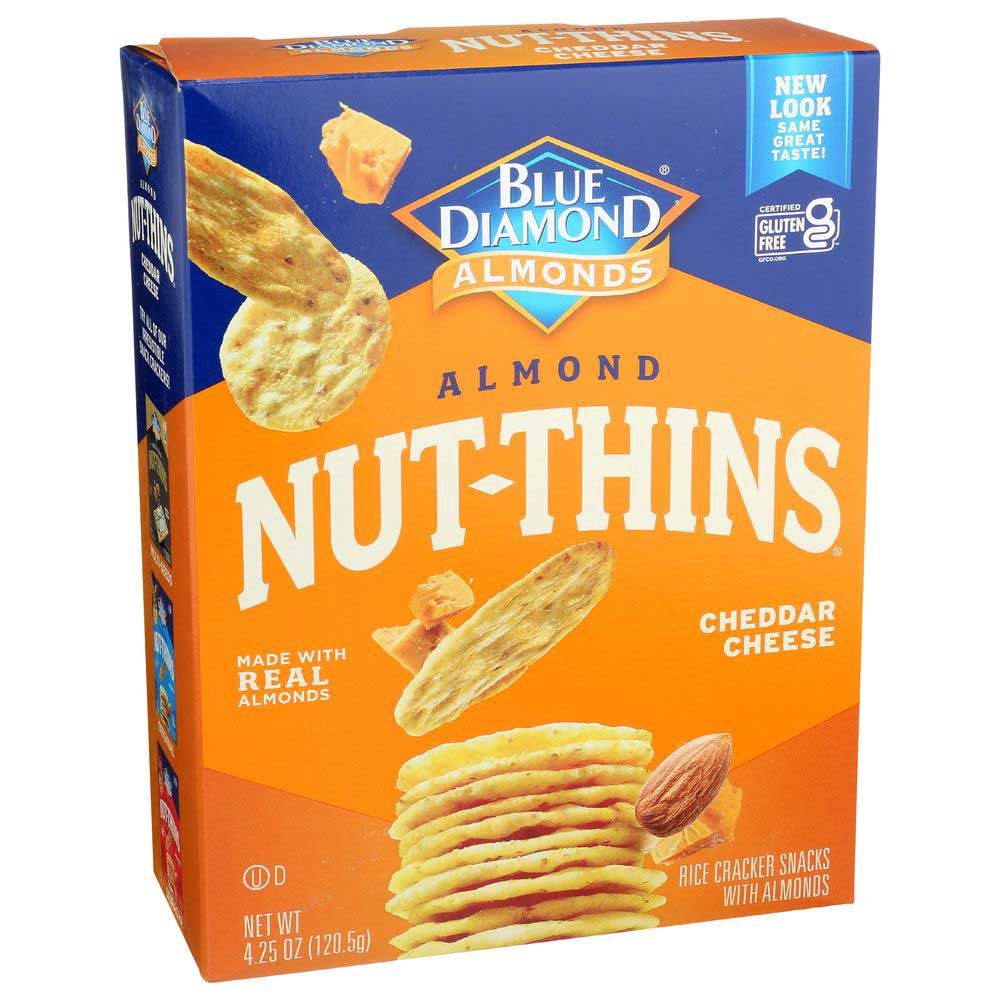 Blue Diamond Nut Thins Cheddar Cheese - 4.25oz