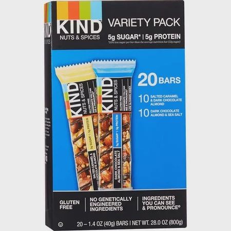 Kind Nut And Spices Bar Variety Pack, 20 Count