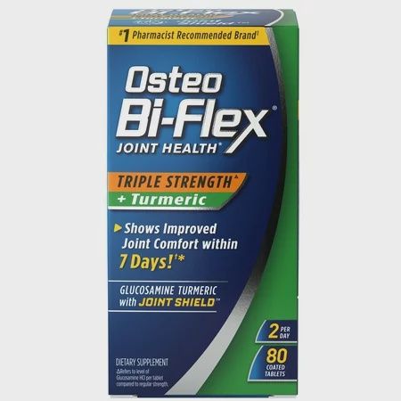 OsteoBi-Flex Joint Health Herbal Turmeric Capsules 80ct