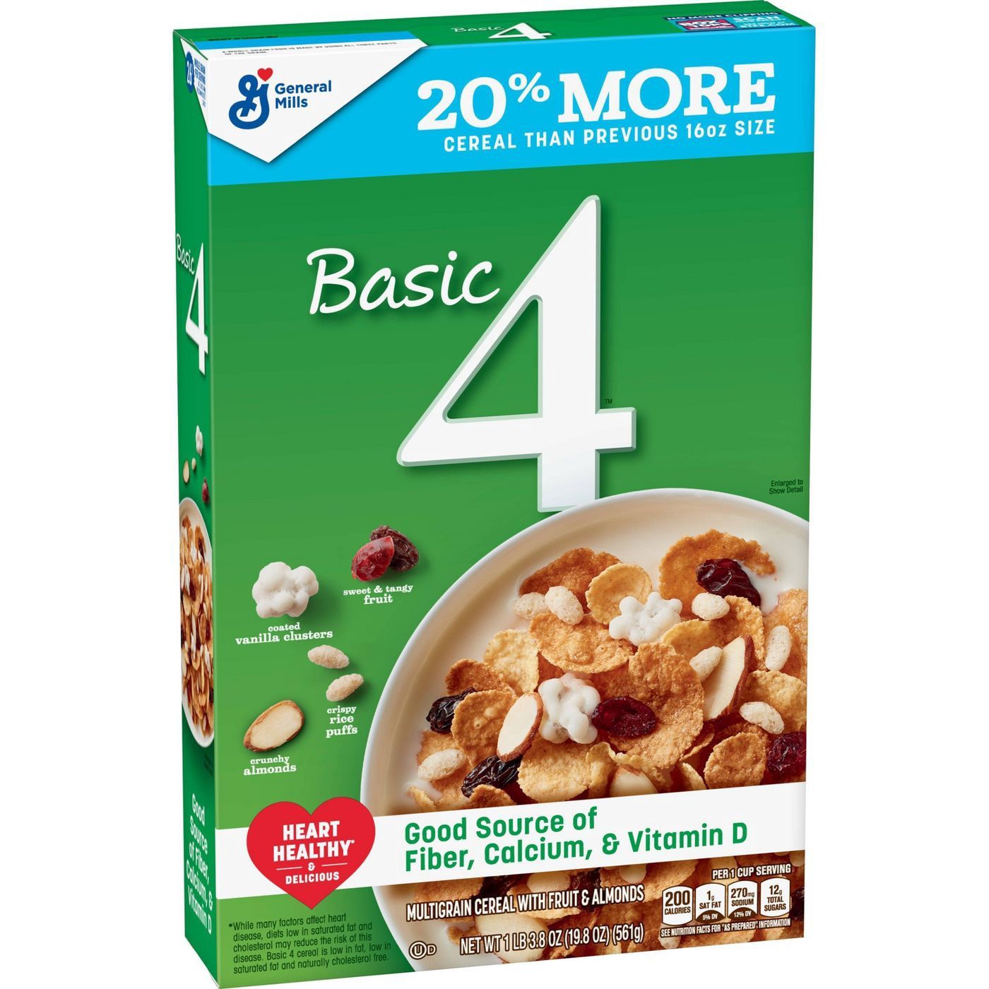 Basic 4 Breakfast Cereal 19.8oz - General Mills