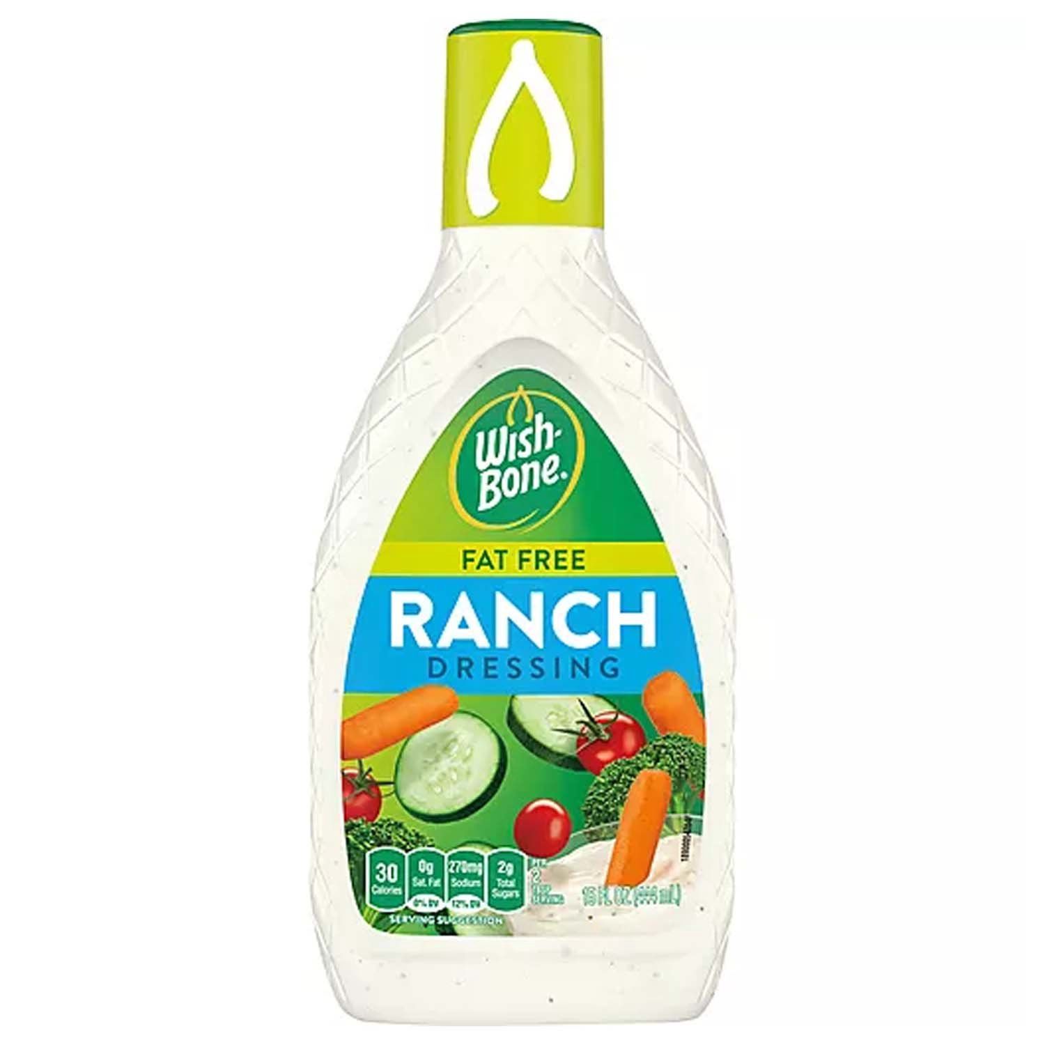 Wish-Bone Fat Free Salad Dressing Ranch 15 Fl Oz