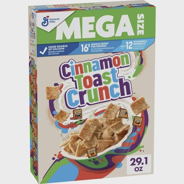 Cinnamon Toast Crunch, Cereal With Whole Grai n, 29.1 Oz