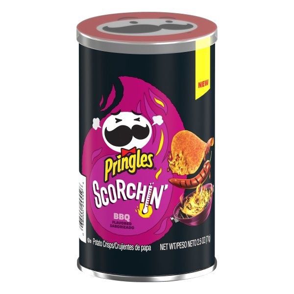 Pringles Scorchin' BBQ Grab and Go Crisps 2.5 oz