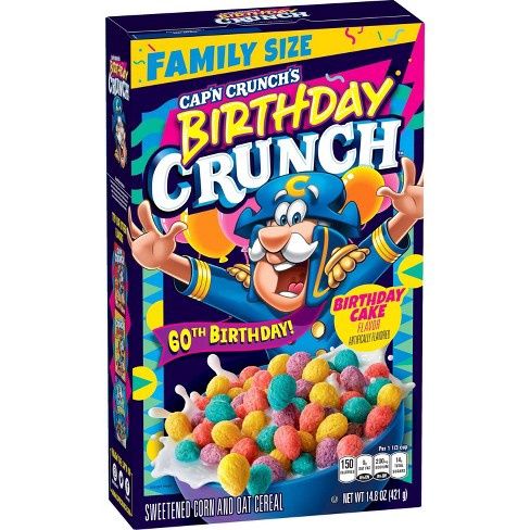 Cap&#39;n Crunch Birthday Crunch Family Size - 14.08oz