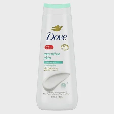 Dove Sensitive Skin Hypoallergenic Body Wash - 20 fl oz