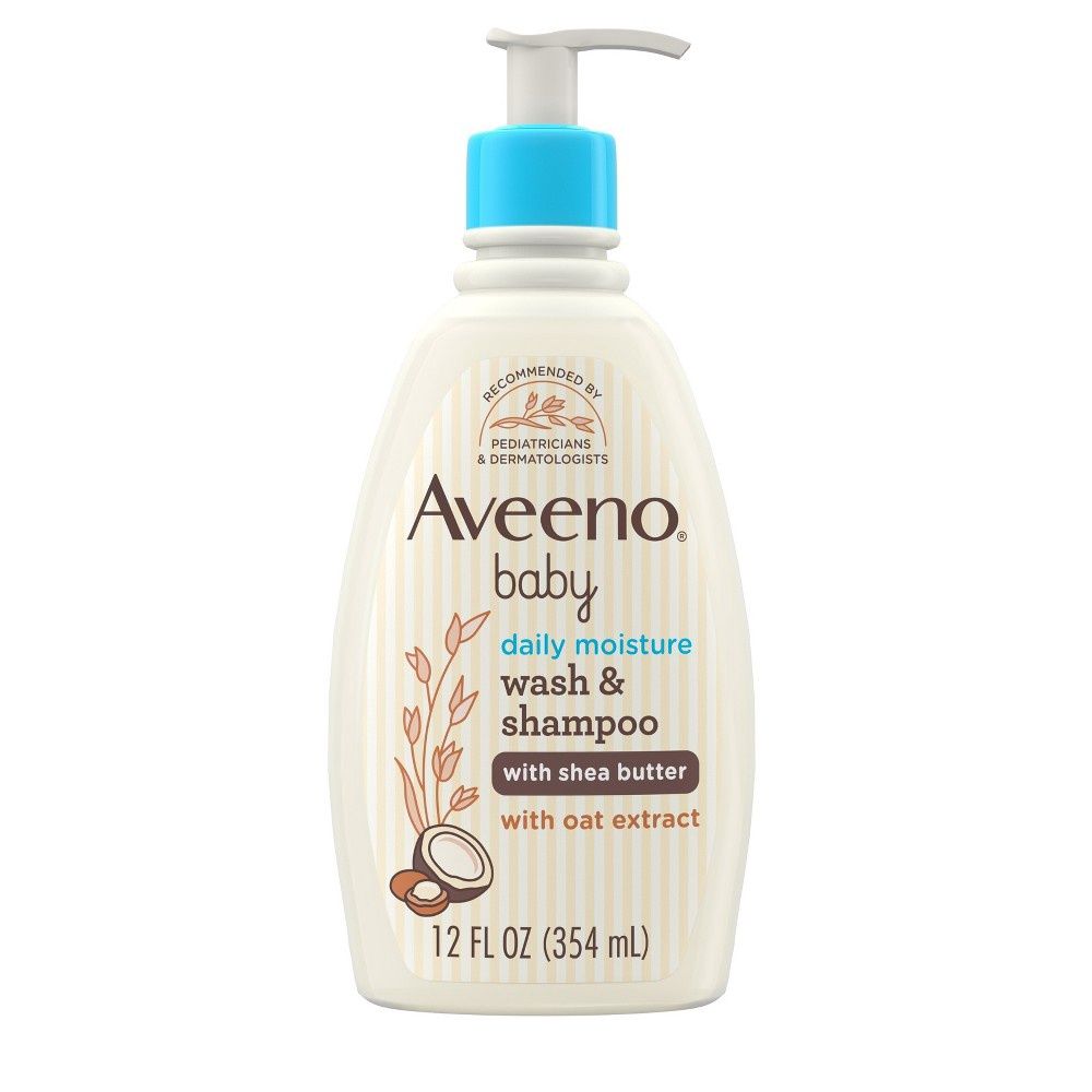 Aveeno Baby Daily Moisturizing 2-in-1 Body Wash &amp; Shampoo 12.0 oz