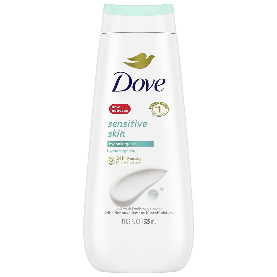 Dove Sensitive Skin Body Wash 12 oz