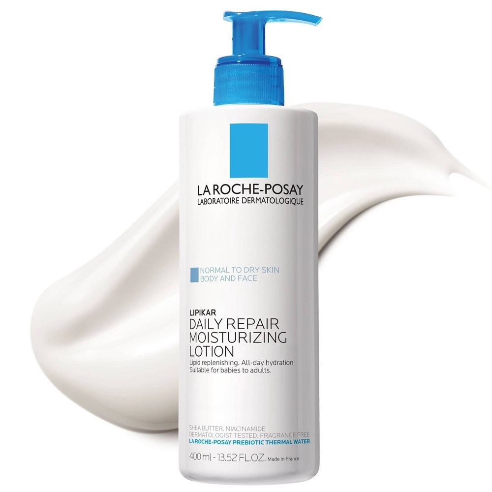 La Roche Posay Lipikar Daily Repair Moisturizing Body Lotion Unscented 13.52 fl oz