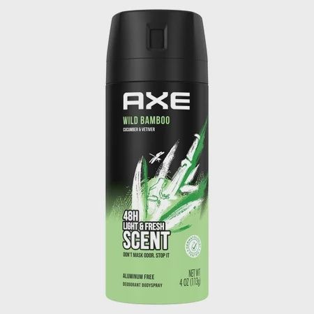 AXE Men&#39;s Body Spray Deodorant Wild Bamboo - 4.0 oz