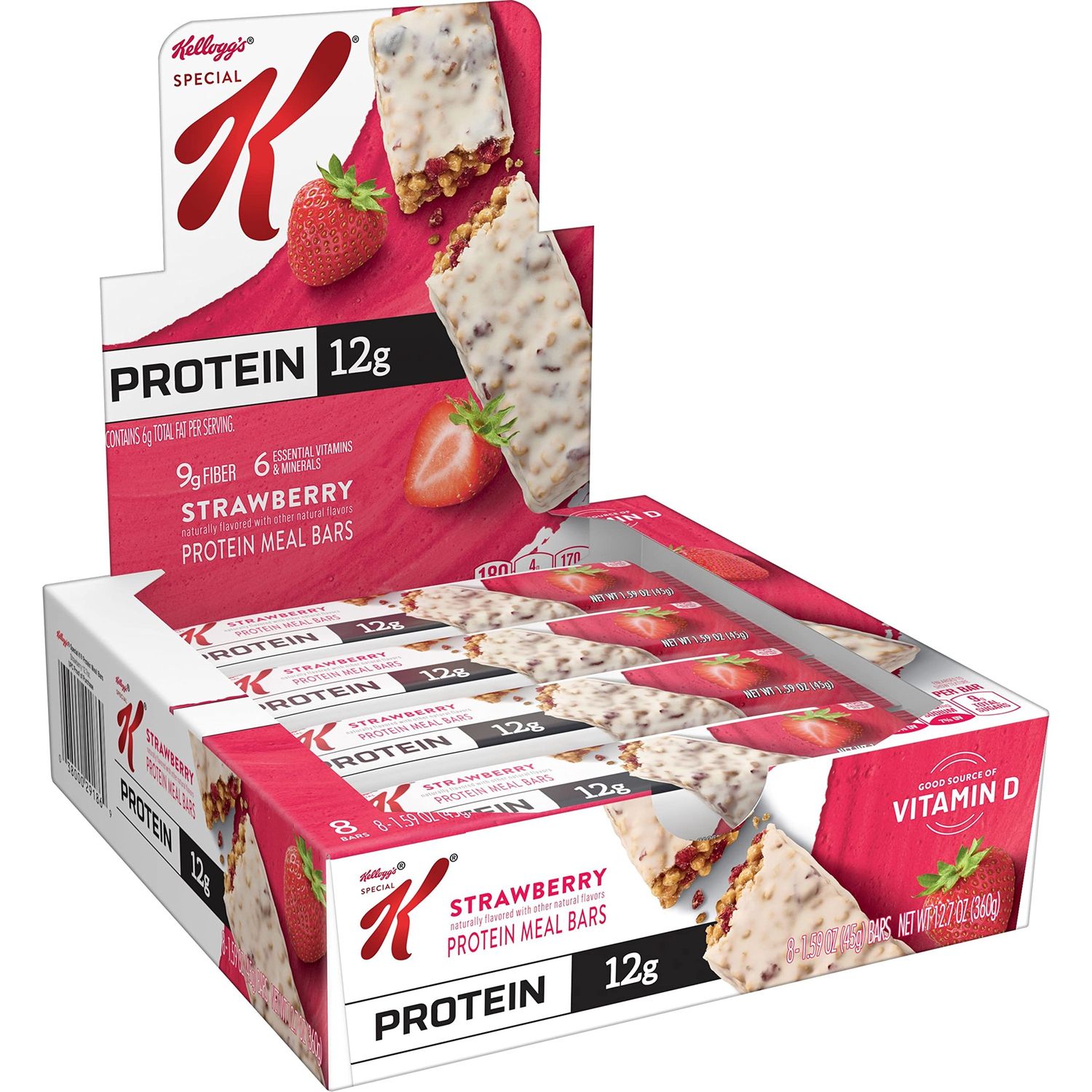Kellogg's SpecialK Protein Bars Strawberry 8Ct 12.7oz