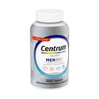 Centrum Silver Men 50 plus Multivitamin Dietary Supplement 200 Tablets