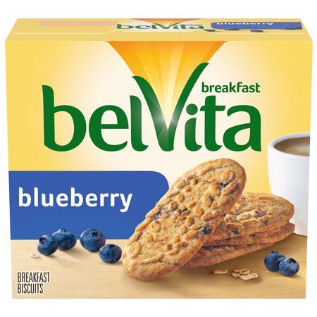 belVita Blueberry Breakfast Biscuits, 5 Packs (4 Biscuits Per Pack)