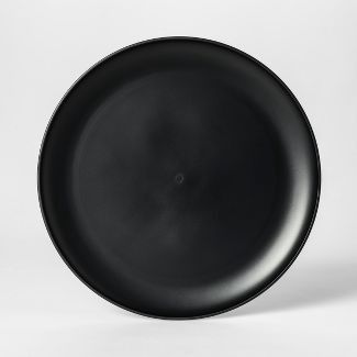 Mainstays 10.5 inch Plastic Dinner Plate black