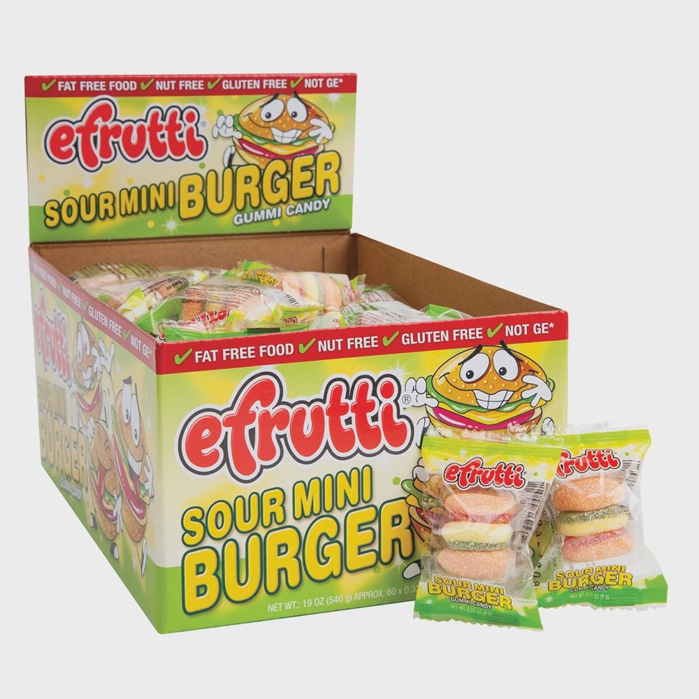 EFRUTTI SOUR MINI BURGER 0.32 OZ