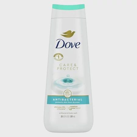 Dove Care &amp; Protect Antibacterial Body Wash 20 oz