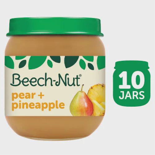 Beech-Nut Pears &amp; Pineapple 4oz